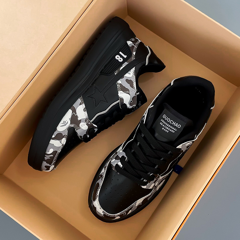 New Versatile Casual Rubber And Plastic Soleplate Shoes Student Plus Size Sneaker - Image 3