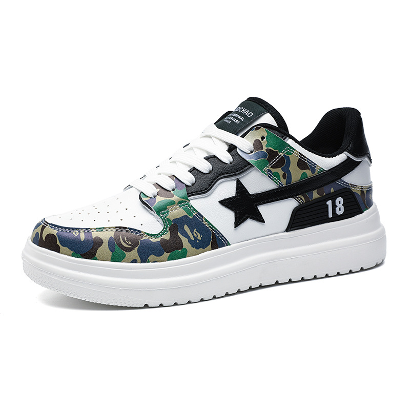 New Versatile Casual Rubber And Plastic Soleplate Shoes Student Plus Size Sneaker - Image 7