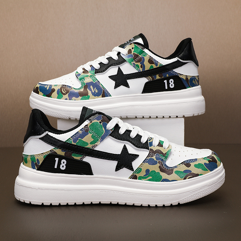 New Versatile Casual Rubber And Plastic Soleplate Shoes Student Plus Size Sneaker - Image 2