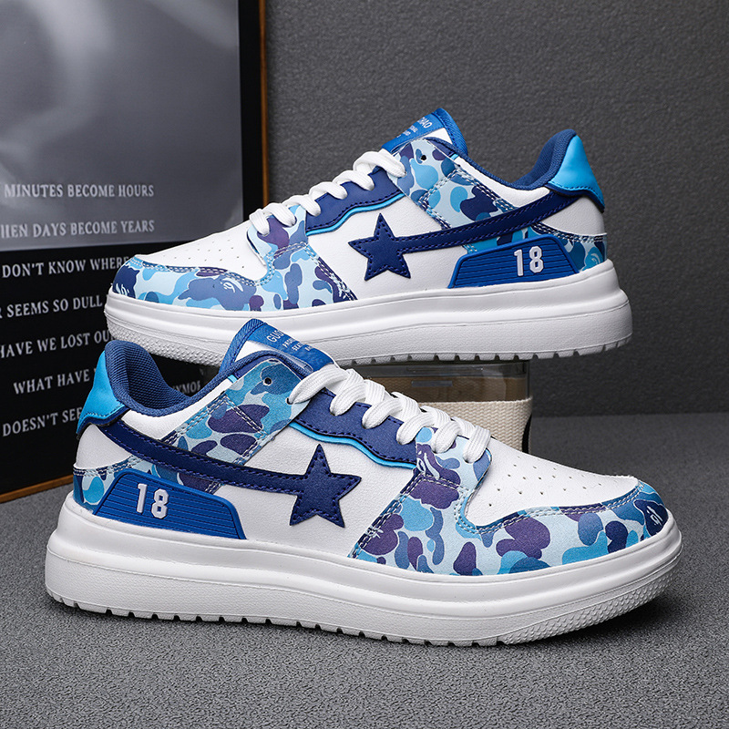 New Versatile Casual Rubber And Plastic Soleplate Shoes Student Plus Size Sneaker - Image 4