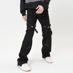 Functional Vibe High-grade Pants Men's American High Street Jeans