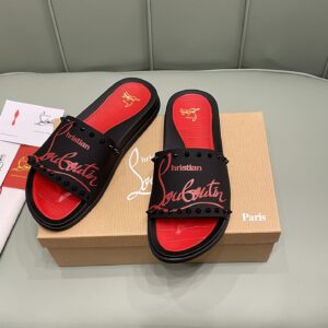 Rubber slide sandals Loub