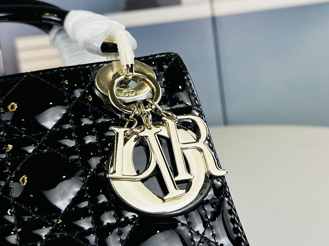 Small patent leather with Silk Scarf - Image 2