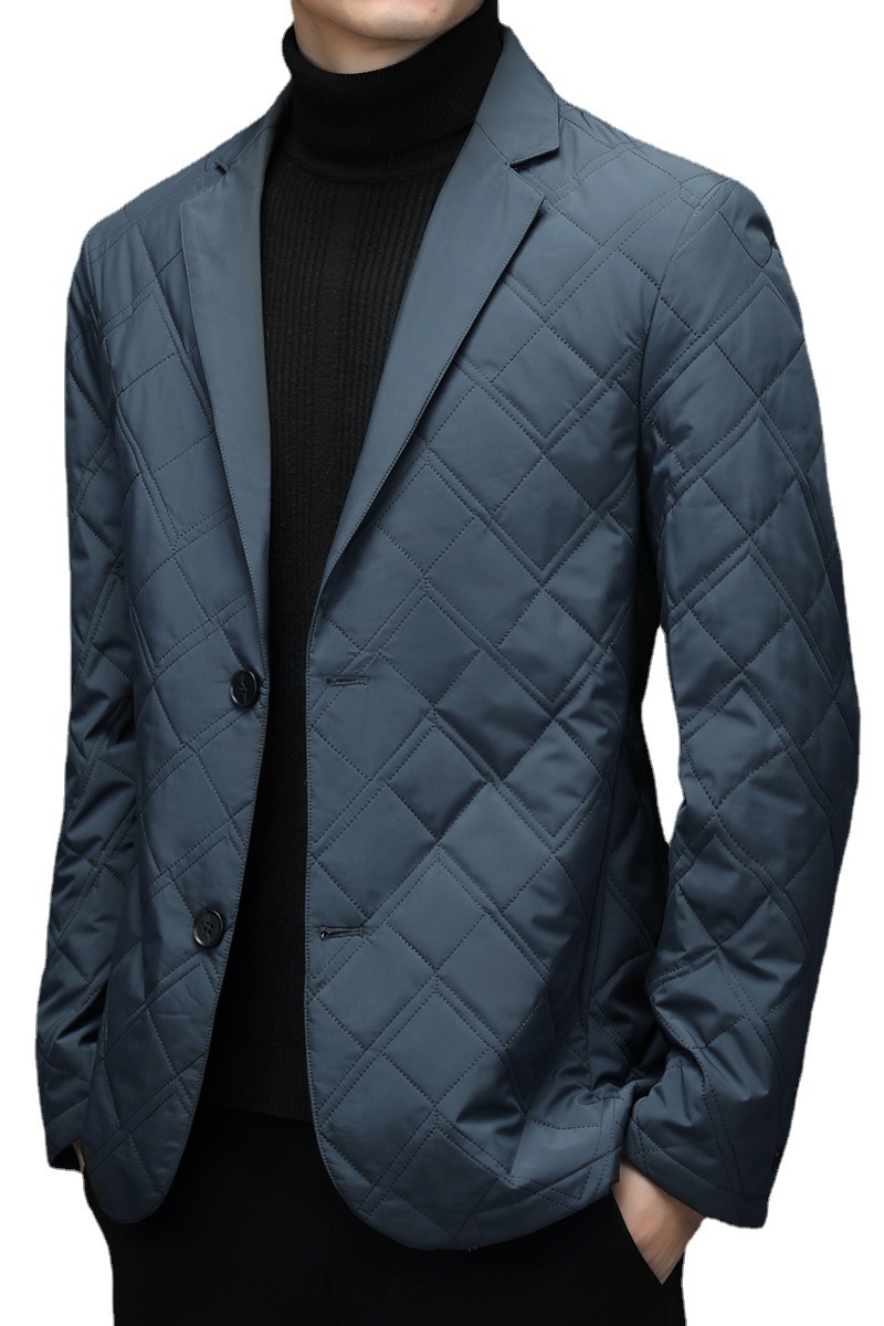 Men's Fashion Casual Cotton-padded Clothes Coat - Image 4