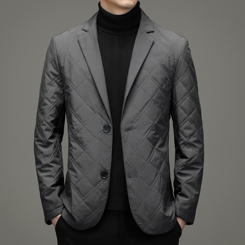 Men's Fashion Casual Cotton-padded Clothes Coat - Image 3