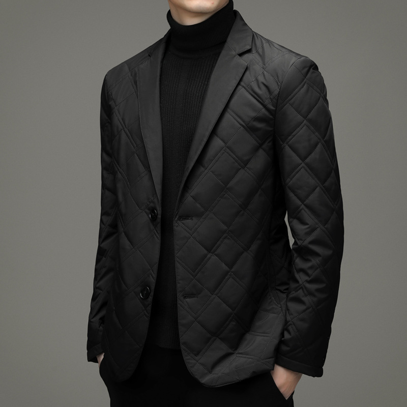 Men's Fashion Casual Cotton-padded Clothes Coat - Image 2