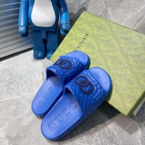 Sandal, a slip-on design crafted from black rubber.