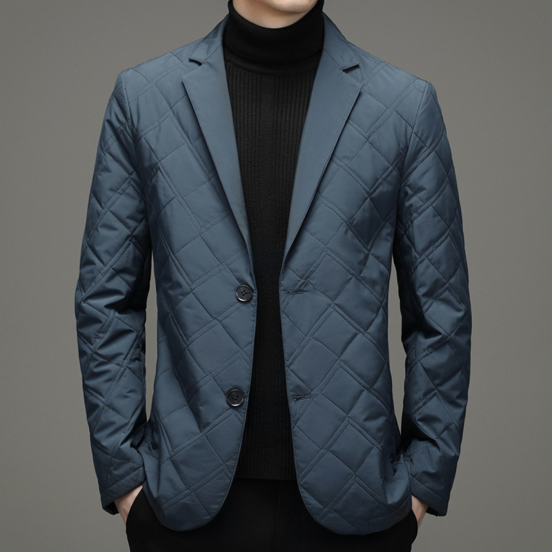 Men's Fashion Casual Cotton-padded Clothes Coat - Image 7