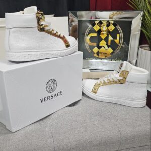 White Sneakers Boots