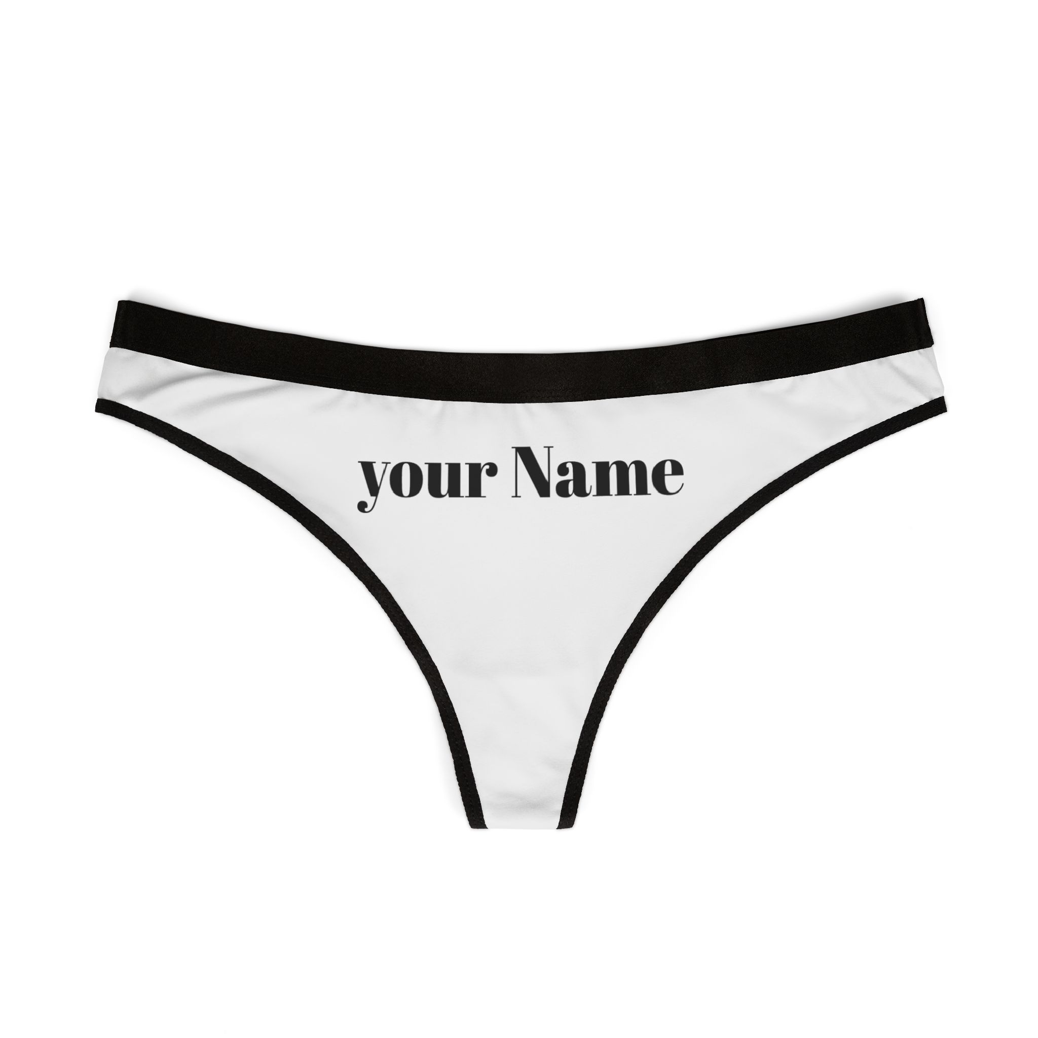 Personalized Women's Thongs, Custom Her
