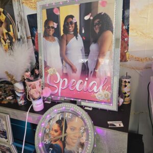 Clock + Photo Frame+Tumbler