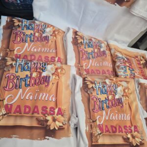 T-Shirt Birthday Customized