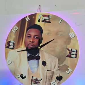 Alternative view of Set Gift Clock-Frame-Heart