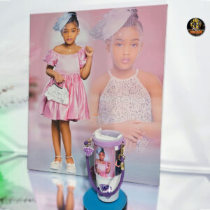 Cnvas Frame With Kids Tumbler Design